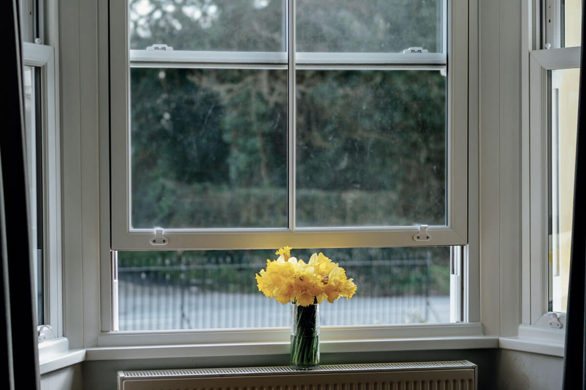 An example of a sliding sash window installation by Bosomworth Glass in Filey